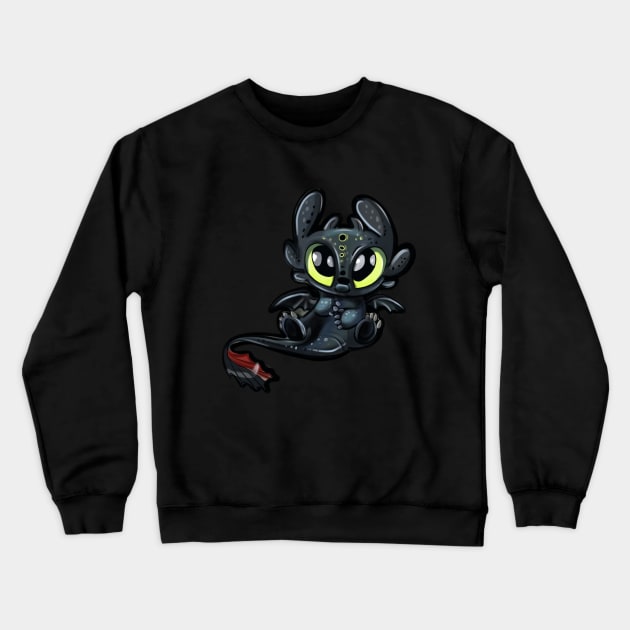 Toothless How To Train Your Dragon fan T-Shirt Crewneck Sweatshirt by ISFdraw